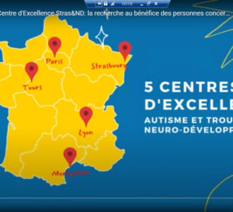 Copie d'écran d'une vidéo avec carte de France