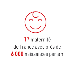 1ère maternité de France avec près de 6000 naissances par an