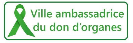 panneau ville ambassadrice du don d'organes